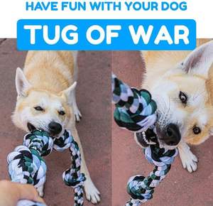 42 inç 6 düğüm yıkılmaz oyuncak dev köpek oyuncağı ekstra büyük köpekler için oyuncaklar Chew - Product Image 2