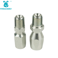 15618-R5 Raccord d'adaptation hydraulique rotatif forgé NPT mâle 1/2 en zinc galvanisé de haute qualité, réutilisable, pour tuyau d'air, certifié ISO 9001