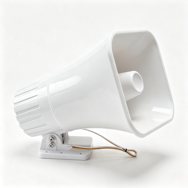 Home Indoor Outdoor Alarm System Big Siren 30W Electric Hooter 12V Wired 2 Tones