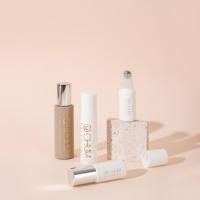 Flacon en verre blanc mat de 5 ml, 8 ml, 10 ml, 15 ml pour huile essentielle, parfum en verre, bille roulante en métal, flacon à bille, couvercle en plastique et aluminium