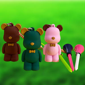 Pendentif Cool Bear Passen 83MM, boule en plastique, TEE, croix, accessoires de golf transfrontaliers, tees pour balles de golf, anti-perte, emballés individuellement - Product Image 1