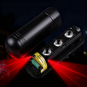 Chu vi báo động chùm quang điện cảm biến không dây <span class=keywords><strong>433MHz</strong></span> 3 chùm hoạt động dò hồng ngoại 250m ngoài trời - Product Image 2