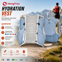 Gilet d'hydratation léger personnalisé pour le trail, réfléchissant, avec poche souple respirante, ergonomique, 15L, pour la course à pied