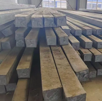 Barre carrée en acier au carbone coulé en continu ASTM A29 Q235B de 120 mm pour le laminage de fil à grande vitesse en Zambie