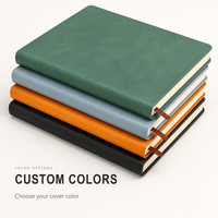 Carnet à couverture rigide en cuir PU et tissu personnalisé avec logo, format A5, B5, A4, A6, journal, agenda pour le bureau, l'école, cadeau, papeterie