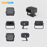 Seeball 2024 Nuevo Proyector Inteligente Mini Portátil 4K LED Android 9 OS con Altavoces Integrados 170 Lúmenes WiFi Cine en Casa
