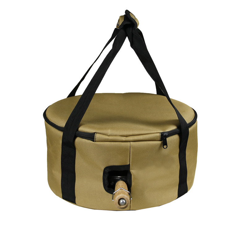 Прочная 14x7 дюймов оксфордская голландская Крышка для духовки, сумка-тоут для переноски, органайзер для кастрюль, сумка для хранения для кемпинга, посуда для заднего двора