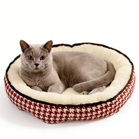 Coussin de couchage pliable haut de gamme en lin écologique pour chiens et chats, antidérapant et respirant, pour petits animaux, idéal pour l'hiver