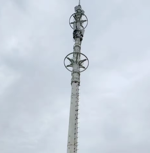25M 150km/h Windbeständiger Einrohr-Turm - Stahlturm für 5G-Basisstationen & Urbane Telekommunikation - Product Image 2