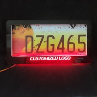Nouvelles lumières de plaque d'immatriculation multicolores étanches 5V 12V pour SUV, voiture, camping-car, véhicule tout-terrain, voiturette de golf, moto