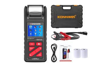 เครื่องทดสอบระบบสตาร์ทและระบบชาร์จ KONNWEI KW720 เครื่องทดสอบแบตเตอรี่ 6V <span class=keywords><strong>12V</strong></span> เครื่องทดสอบแบตเตอรี่รถยนต์ และเครื่องทดสอบระบบไฟฟ้า 24V - Product Image 5