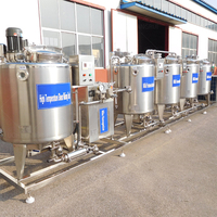 Machine professionnelle de fabrication de yaourt doux, ligne de production de lait, cuve de Fermentation d'homogénéisateur de pasteurisation de réfrigération