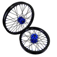 Roues de moto électrique tout-terrain ULB Fit Talaria MX5 1.6x19 2.15x16 pouces entièrement noires en aluminium pour Surron Light Bee