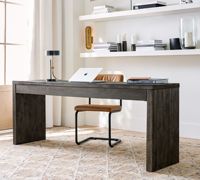 Bureau console en chêne durable et facile d'entretien Mobilier d'intérieur de haute qualité pour l'étude et le travail Design antique pour le salon
