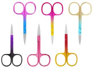 <span class=keywords><strong>Ciseaux</strong></span> <span class=keywords><strong>à</strong></span> <span class=keywords><strong>sourcils</strong></span> cosmétiques en acier inoxydable or rose <span class=keywords><strong>Ciseaux</strong></span> de maquillage pour cils - Product Image 4