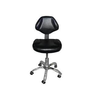 White Classic Multifunctional Pedicure Chair Copper/Glass Backrest Nail Salon Technician Chair Customizable Color Heat Vibration - Product Image 5