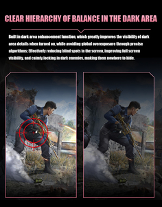 2K 27英寸粉色游戏液晶显示器320Hz 300Cd/M2 IPS屏幕HDR DP防蓝光新型台式电脑发光二极管显示器升降 - Product Image 6