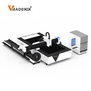 Gecombineerde Fiber Lasersnijmachine Met Buis Roterende Snijder 230Mm Diameter 6 Meter Buis Snijmachine