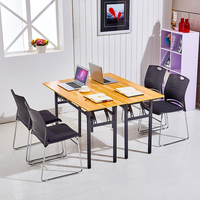 Prix usine support de bureau pliant bureau d'étude table de conférence table de formation montage facile bureaux d'ordinateur