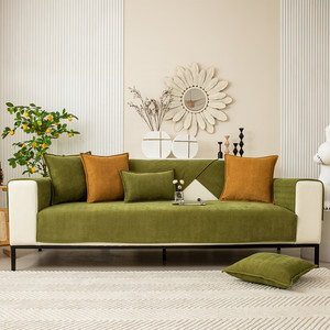Customized Wholesale Simple Solid Color Chenille Herringbone Striped <strong>Sofa</strong> <strong>Covers</strong> Cojin <strong>Para</strong> <strong>Sofa</strong> Thickened Non-slip <strong>Sofa</strong> Cushion - Product Image 2