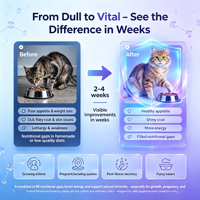 Pâte nutritionnelle pour chats de toutes les générations, soutien à la lactation des chatons, apétit diminué après une opération, crème vitaminée, 120g