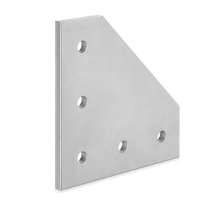 एल्यूमीनियम से बने टी-स्लॉट रेल के लिए 90 डिग्री धातु जोड़ने प्लेट - Product Image 1