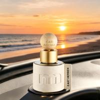 Diffuseur de parfum pour voiture en verre de 50 ml, huile essentielle longue durée, désodorisant et parfum d'ambiance pour voiture, vente en gros