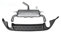 Heck diffusor und Auspuffrohr für Golf7 gti