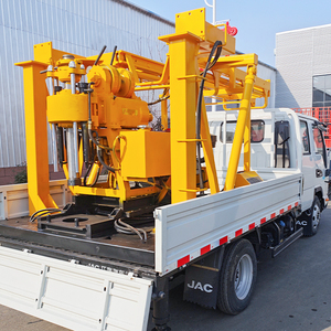 掘削リグ100m 200m 300mトラックシャーシボアホール泥ポンプ中国 - Product Image 2