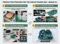 Servicio de PCBA Llave en Mano de Fábrica OEM, Fabricación de PCB, Suministro de Componentes, Montaje SMT, Montaje Through Hole, Impresión de Logotipo Personalizado