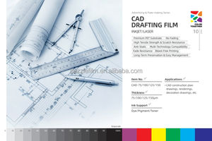Rollo de Película de Dibujo PET Compatible con Inyección de Tinta CAD, <span class=keywords><strong>125</strong></span> Micras, para Uso Profesional, Película para Plotter PET de Fábrica en China - Product Image 6