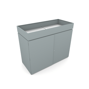 Armário de Armazenamento para Garagem em Aço Galvanizado de Alta Qualidade 1.5mm com Vaso Superior Removível, Design Personalizável e Acabamento em Pó - Product Image 2