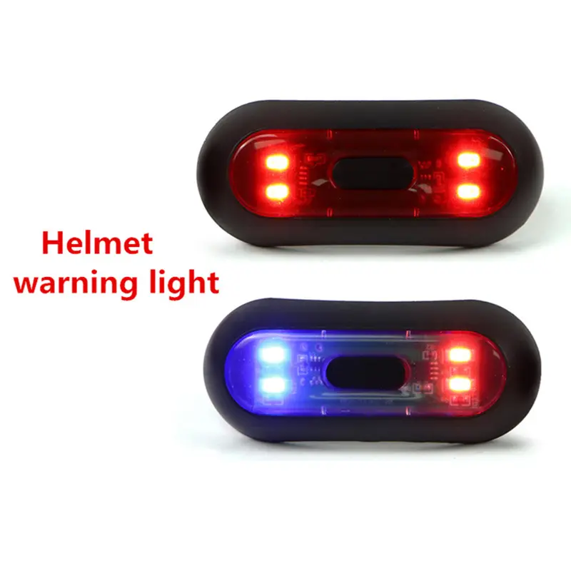 Universal Motorcycle Warning Helmet Light LED Flash Safe Riding Signal Lighting Motorcycle Lighting System