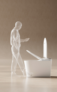 Toilette intelligente moderne et élégante avec écran LED, siège chauffant et bidet pour une amélioration luxueuse de la salle de bain - Product Image 4