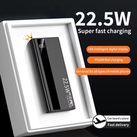Offre Spéciale – Batterie Externe Portable 20000mAh 22.5W à Charge Ultra Rapide USB-C avec Affichage Numérique en PVC