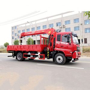 Camion Dongfeng D3V à cabine double 4*2 avec grue montée Sany de 10 tonnes à flèche droite pour la construction rurale, la logistique et les terminaux - Product Image 2