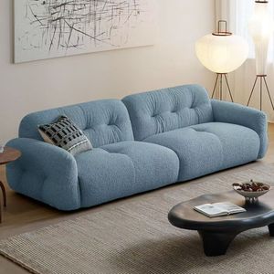 <span class=keywords><strong>Muebles</strong></span> Suaves, Sofá Moderno de Lujo, Color Crema, Elegante Juego de Sofás, Sofá de Chenilla y Terciopelo Asequible para Villa y Hotel - Product Image 2