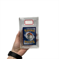 Étui de présentation en acrylique personnalisé JIHONG pour cartes gradées, protection pour cartes gradées PS-A CGC BGS TCG