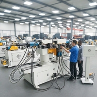 Machine à cintrer les tuyaux à double tête UM-SW38 avec rotation à 90 degrés pour la cintrage de chaises de bureau