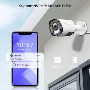 GX-YUFD-M8S-K4 (Ag) chất lượng tốt nhất độ phân giải cao 4K 8MP IP Hệ thống Camera POE NVR Bộ dụng cụ cắm Home trong nhà ngoài trời an ninh - Product Image 5