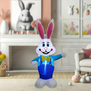 Conejo Inflable de Pascua de 3.5 Pies con Luces LED Integradas, Resistente al Agua IP44, Decoración para Jardín y Patio Exterior - Product Image 3