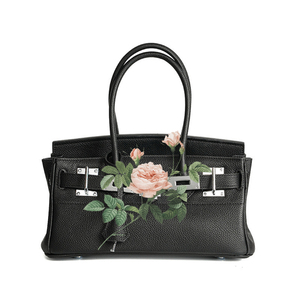 Sac fourre-tout de luxe en cuir pleine fleur de vachette véritable TOGO, grande capacité, durable, avec fermoir à fermoirs, pour femme, idéal pour les voyages - Product Image 6