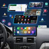 Écran d'Affichage Multimédia 1920*720 Linux CarPlay Sans Fil Android Auto pour Mercedes-Benz Classe C W204 S204 2008-2010 NTG4.0