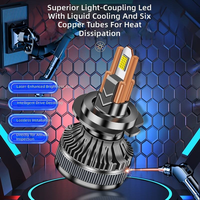 Phare de voiture LED de remplacement haute qualité 80W 9000LM à double faisceau 9004 H4 Plug-and-Play avec refroidissement par ventilateur