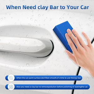 <span class=keywords><strong>Barre</strong></span> <span class=keywords><strong>d</strong></span>'<span class=keywords><strong>argile</strong></span> douce, moyenne, lourde, violette, pour nettoyage de voiture, 100g - Product Image 6