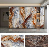 Paneles de Pared de PVC con Diseño de Mármol Blanco, Revestimiento UV, Ecológicos, Impermeables, Decorativos