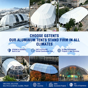 Tentes Igloo Orbitales Conformes aux Normes CE, Résistantes au Vent et au Feu, en Bâche PVC pour Grandes Salles de Concerts en Plein Air - Product Image 2