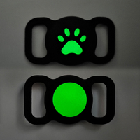 LeYi Silicone Gps Tracking Accessoires tracker Animaux Avec Empreintes Motif Silicone Couverture Collier De Chien Pour iPhone Localisateur Cas
