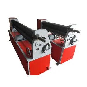 Nice price cnc mechanical type mild steel 3 roller 3-roller asymmetrical plate rolling machine w11f-4*1500