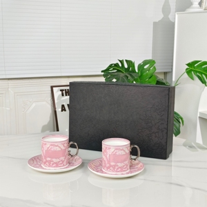 ชุดกาแฟสไตล์อิตาลีสุดหรู ชุดน้ำชาพอร์ซเลนสีน้ำเงิน ทำจากกระดูกจีน - Product Image 4